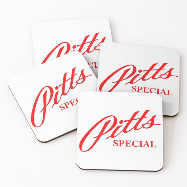 PITTS SPECIAL Coasters (Set of 4)
