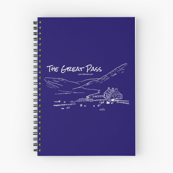 Item preview, The Great Pass - Lairig Mor - West Highland Way - White designed and sold by quirkyrambler.