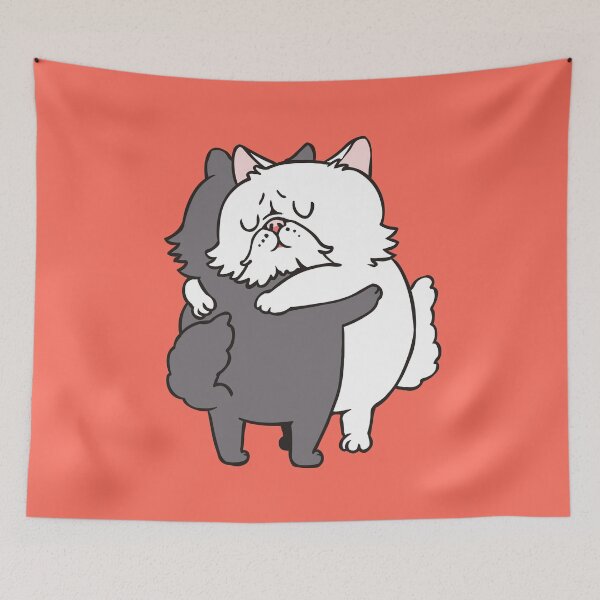 Item preview, Persian Cat hugs designed and sold by Huebucket.