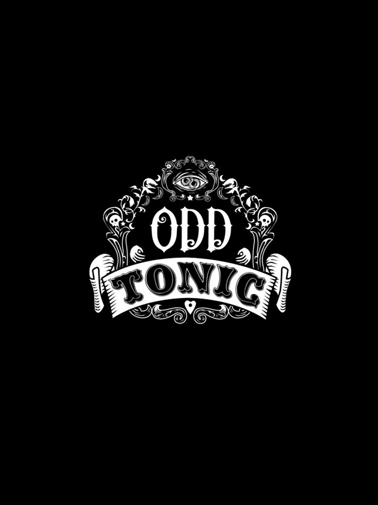 Odd Tonic Official Logo - PRINT ON BLACK by OddTonic