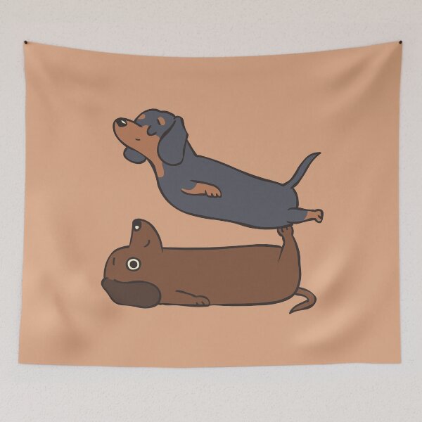 Item preview, Acroyoga Dachshund designed and sold by Huebucket.