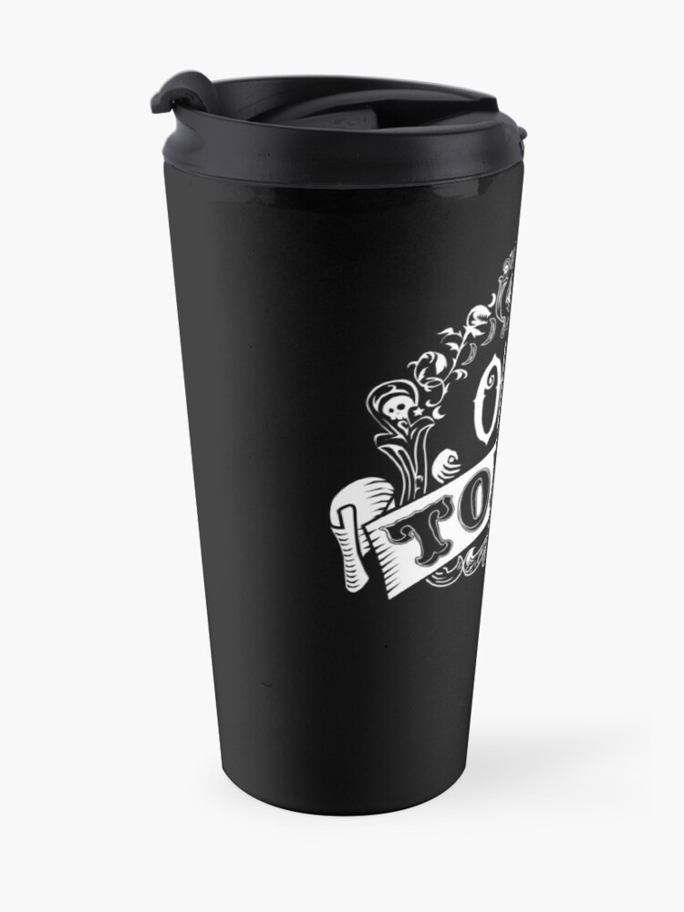 Alternate view of Odd Tonic Official Logo - PRINT ON BLACK Travel Mug