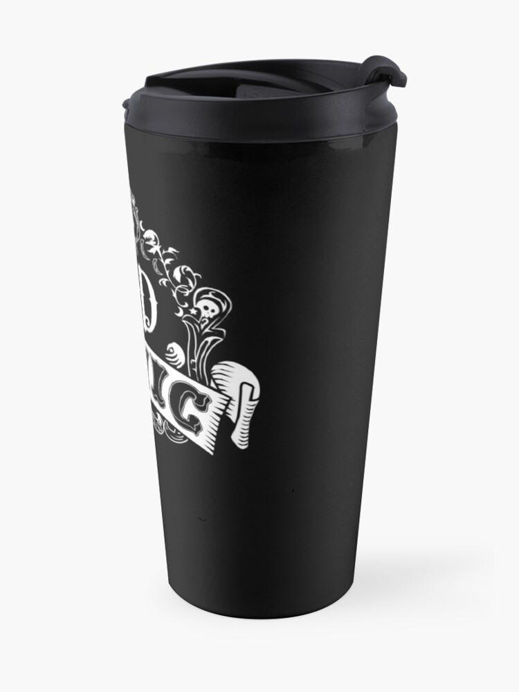 Alternate view of Odd Tonic Official Logo - PRINT ON BLACK Travel Mug