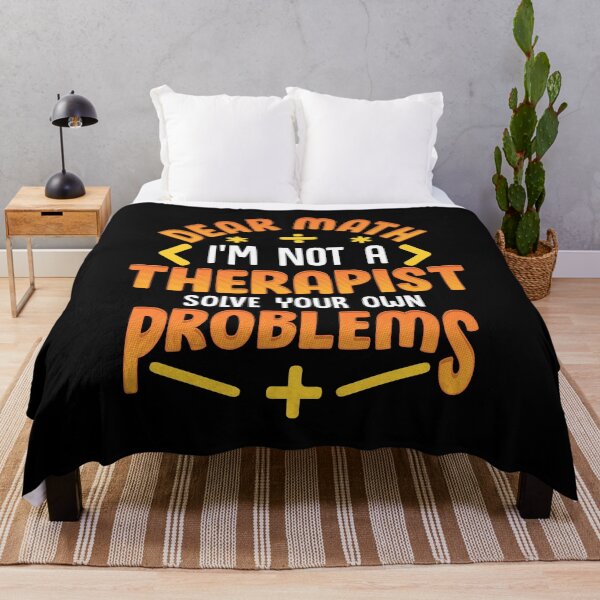 Item preview, Dear Math Not a Therapist Solve Your Own Problems designed and sold by perfectpresents.