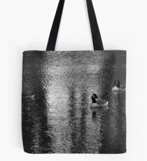 Geese at Lake Tote Bag