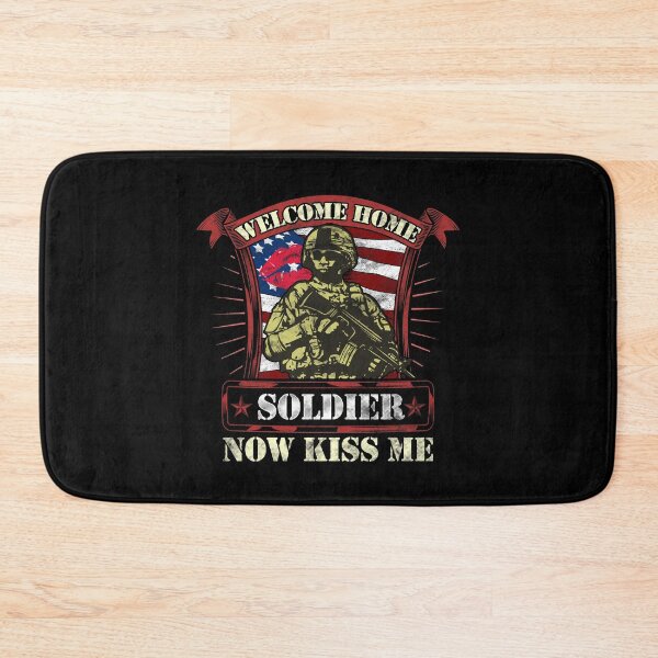 Item preview, Welcome Home Soldier, Now Kiss Me! Military designed and sold by perfectpresents.
