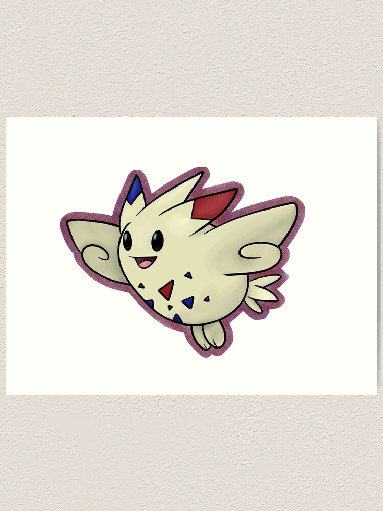 Shiny Togekiss Pokemon Fan Art Kunstdruck Von Valerierood Redbubble