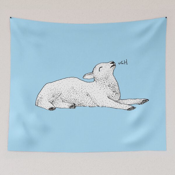 Item preview, Exasperated Lamb designed and sold by Martina Scott.