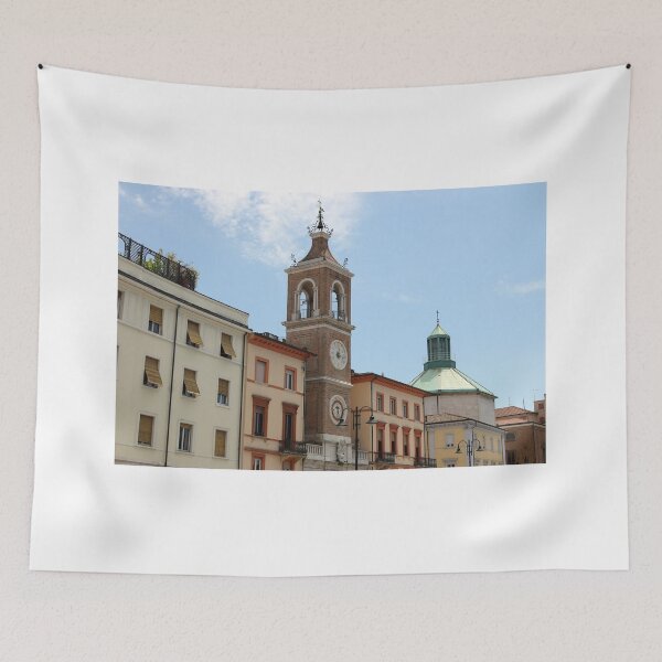 Item preview, clock tower Piazza Tre Martiri square in Rimini Italy designed and sold by goceris.