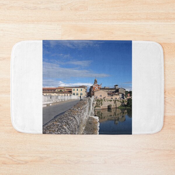 Item preview, old town and Tiberius bridge in Rimini summer season Italy designed and sold by goceris.