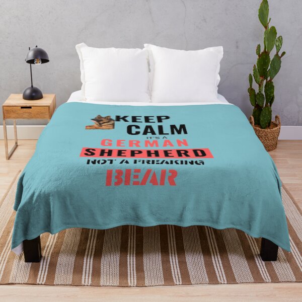 Item preview, T- Shirt Fun Keep Calm It's A German Shepherd Not A Freaking Bear designed and sold by Sandydesign.