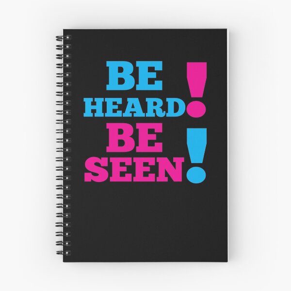 Item preview, BE SEEN BE HEARD! designed and sold by jazzydevil.