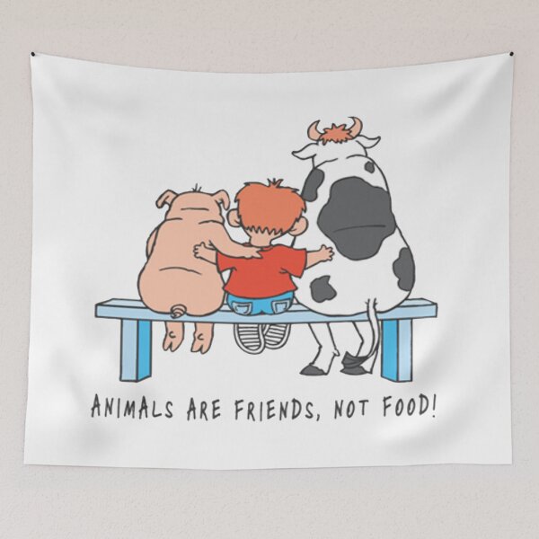 Item preview, animals are not food - Go Vegan! designed and sold by WittyMillennial.