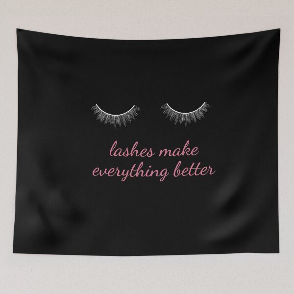 Item preview, Lashes Make Everything Better Make Up Kosmetiker designed and sold by MooonTees.