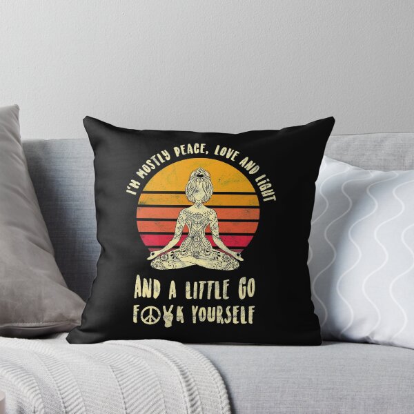 Item preview, Yoga Tattoo I'm Mostly Peace Love And Light - Zen design designed and sold by A-Fashion.