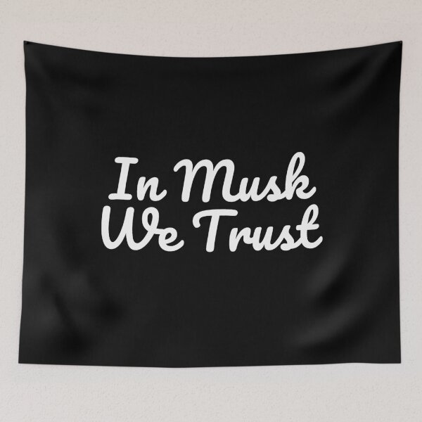 Item preview, En Musk confiamos en Fan Design designed and sold by Astrogearstore.