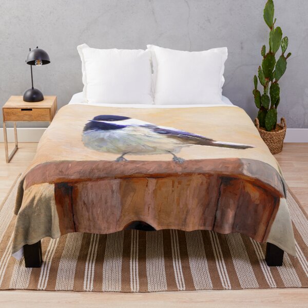 Item preview, Chickadee on Birdhouse designed and sold by alpendesigns.