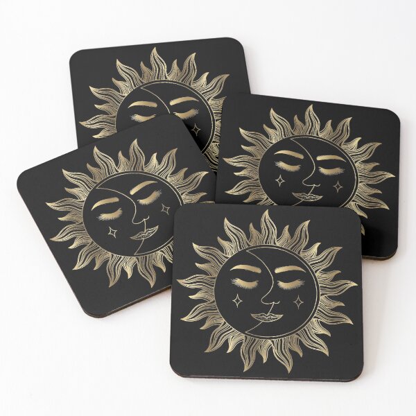 Item preview, Sun & Moon Gold designed and sold by GlowinUp Shop.