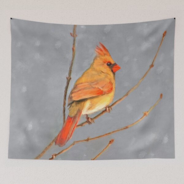 Item preview, Cardinal on Branch designed and sold by alpendesigns.