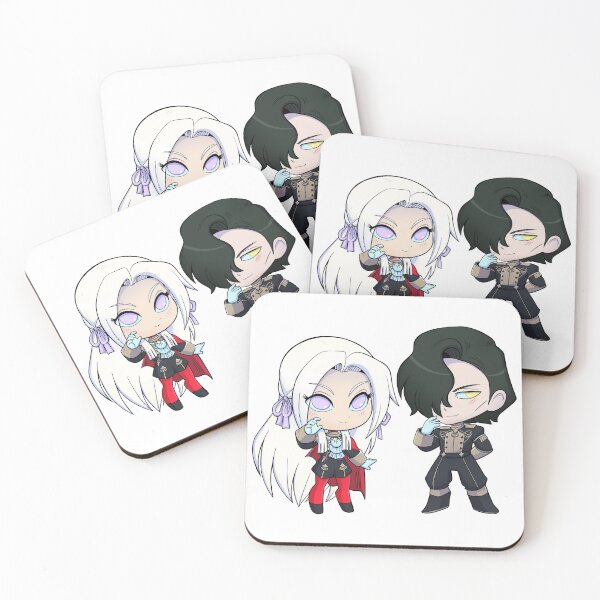 Item preview, Edelgard and Hubert - Fire Emblem Three Houses - Chibi Cuties designed and sold by kickgirl.