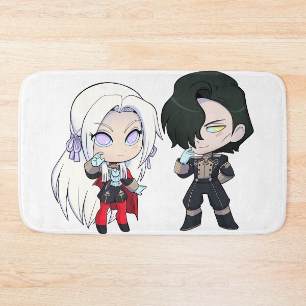 Item preview, Edelgard and Hubert - Fire Emblem Three Houses - Chibi Cuties designed and sold by kickgirl.