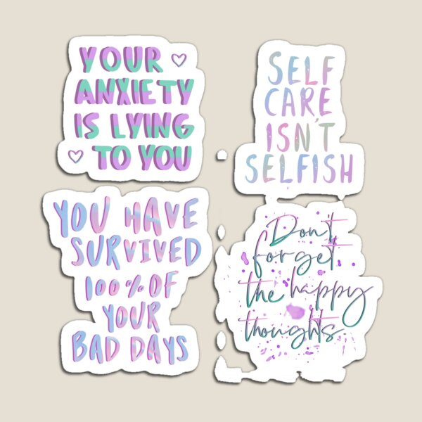 Item preview, Mental Health Reminders Sticker Pack designed and sold by annylands.