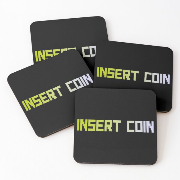 Item preview, Insert Coin (Vintage Retro Gaming) designed and sold by SassyClassyMe.