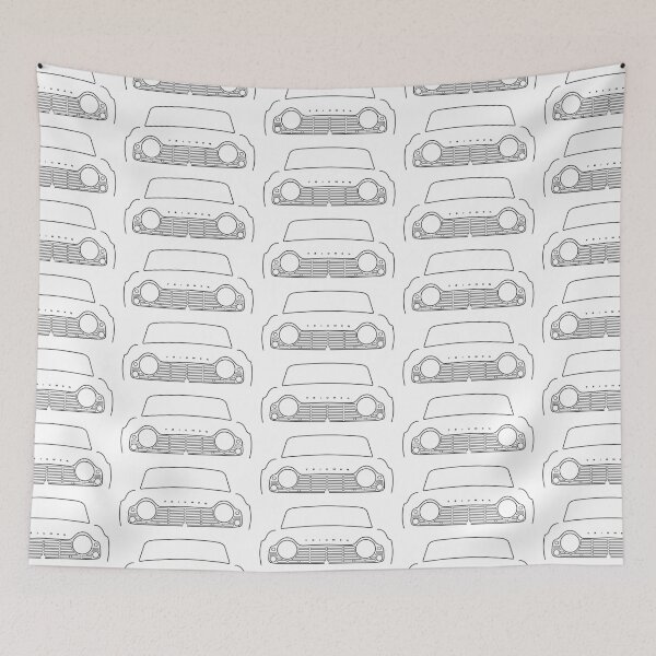 Item preview, Triumph TR4 classic car black outline graphic designed and sold by soitwouldseem.