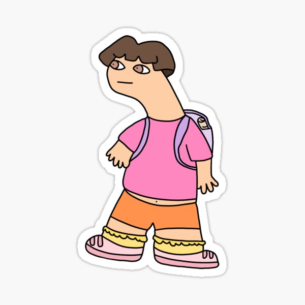 Dora Meme Stickers for Sale