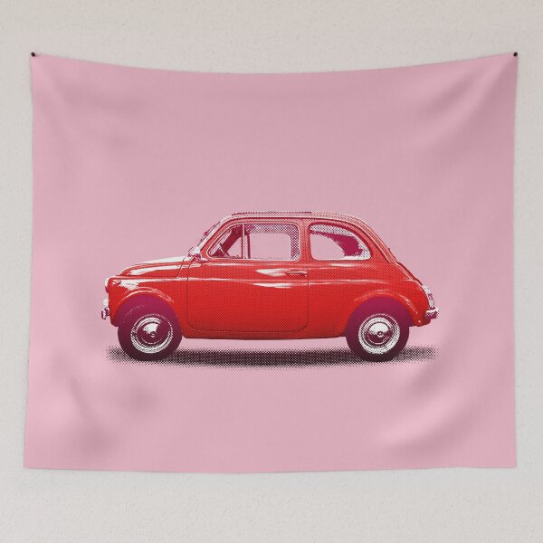 Item preview, Pink Fiat 500 designed and sold by Mark Vickers.