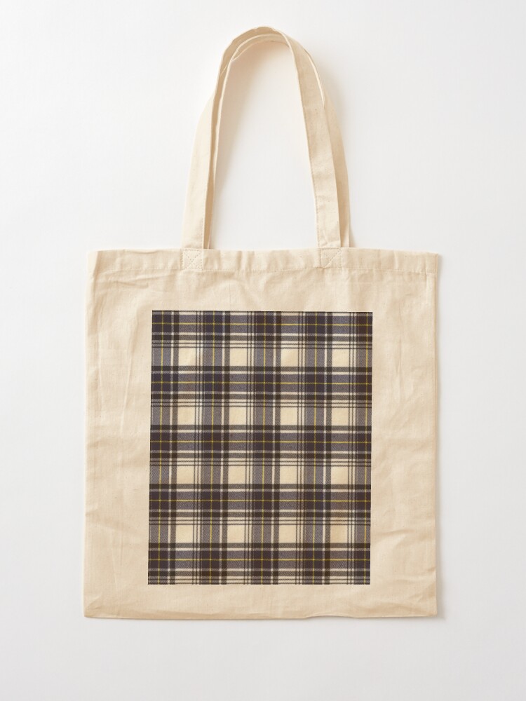 tartan tote bag