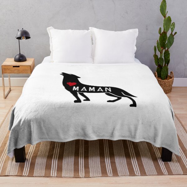 Item preview, Mama wolf design with red heart - funny wolf t shirt and typography designed and sold by Sitamood.