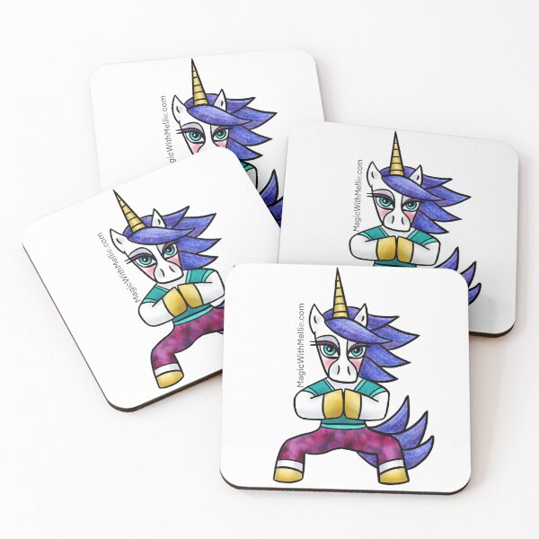 Item preview, Yoga Squat Unicorn - Original Illustration designed and sold by Melanie Test.