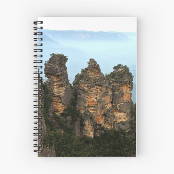 Item preview, Blue Mountains National Park, Echo Point, Three Sisters Rock, Outside Sydney Australia designed and sold by Sharon Schwalbe.