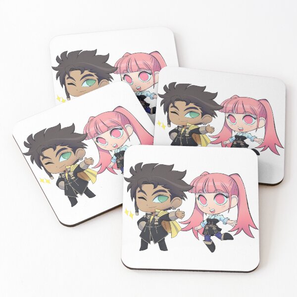 Item preview, Claude and Hilda - Fire Emblem Three Houses - Chibi Cuties designed and sold by kickgirl.