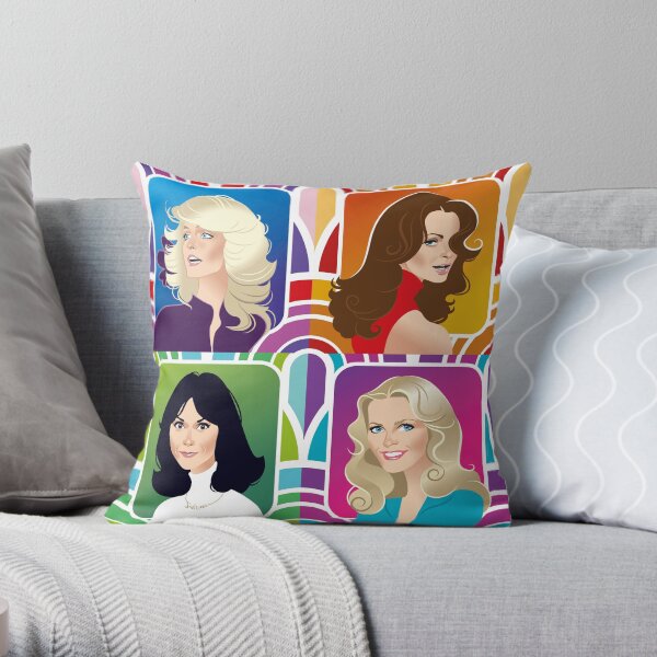 Four Angels Throw Pillow