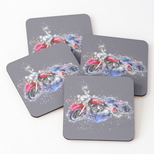 Item preview, Motorcycle Cruiser Watercolor Artwork designed and sold by wravelo.