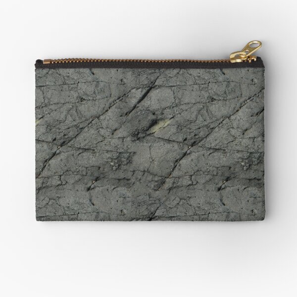 Grey Rock Zipper Pouch