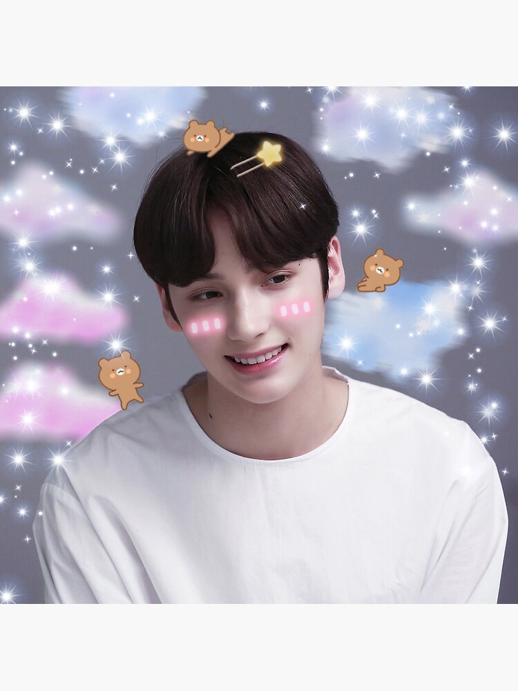 “TXT KPOP Hueningkai " Sticker for Sale by cutejoon | Redbubble