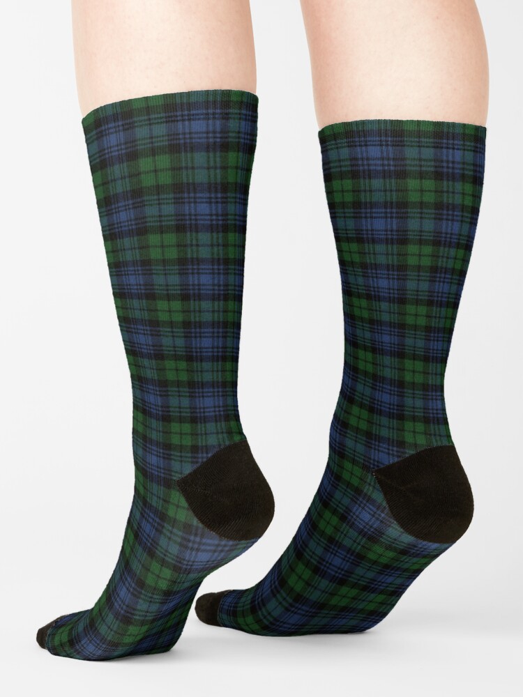 Alternate view of Black Watch Ancient Original Scottish Tartan Socks