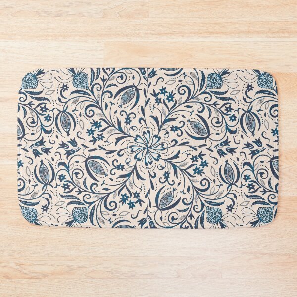 Item preview, Secret Garden Traditional Florals Pattern on Light designed and sold by rocketandindigo.