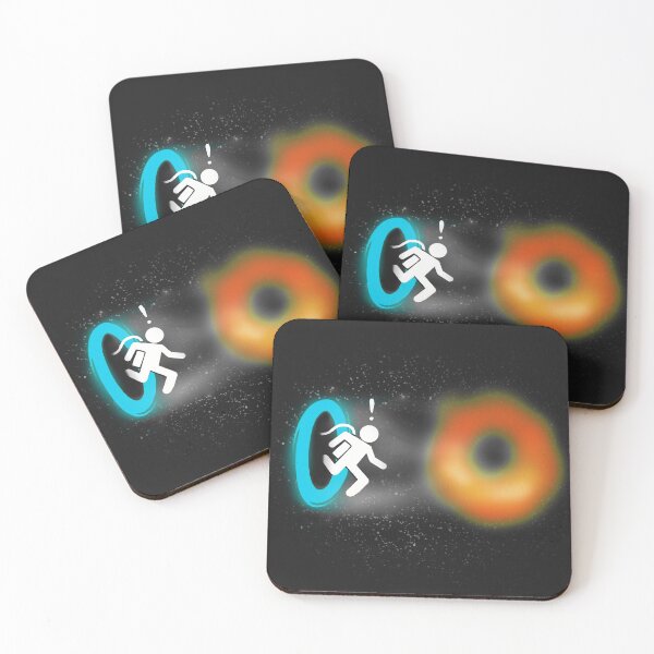 Item preview, Black Portal - Video Game - Science Physics Crossover designed and sold by BlancaVidal.