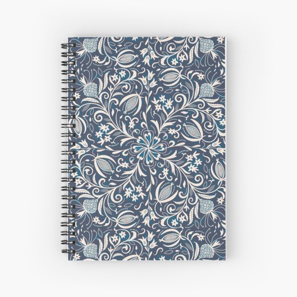 Item preview, Secret Garden Traditional Florals Pattern on Dark designed and sold by rocketandindigo.