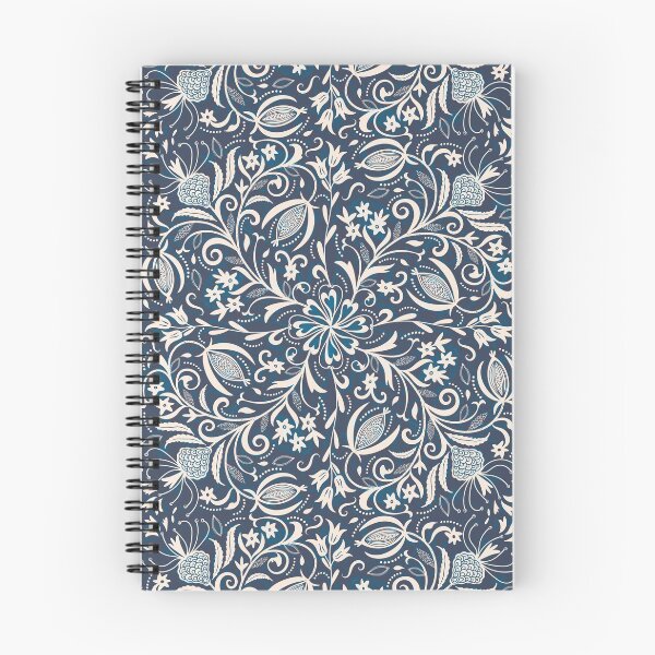 Item preview, Secret Garden Traditional Florals Pattern on Dark designed and sold by rocketandindigo.