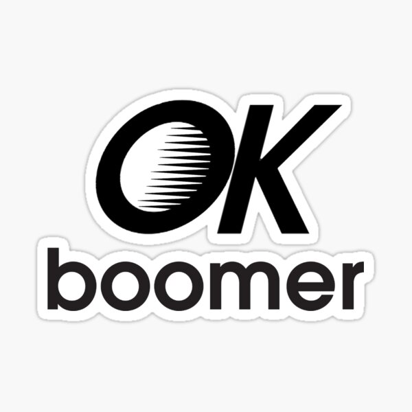 ok boomer New Balance Sticker
