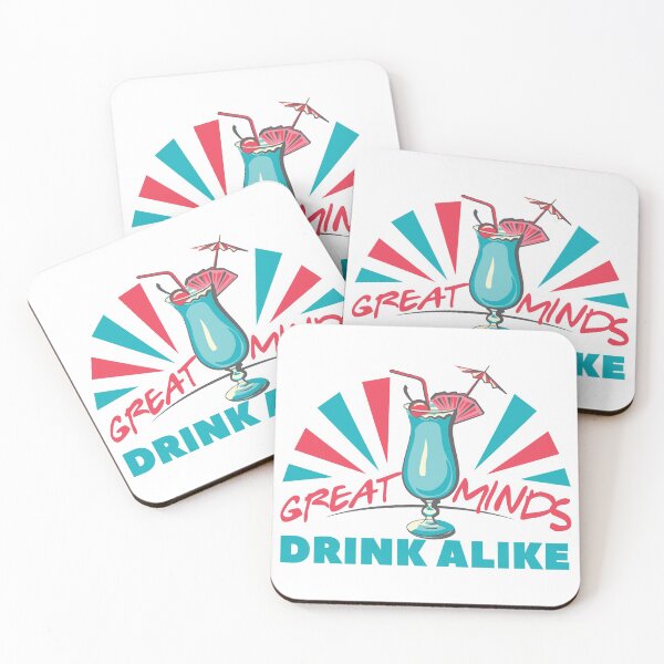 Item preview, GREAT MINDS DRINK ALIKE - TOAST designed and sold by Dwarf-Monkey.