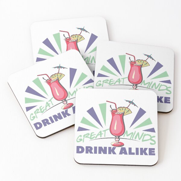 Item preview, GREAT MINDS DRINK ALIKE - TOAST designed and sold by Dwarf-Monkey.