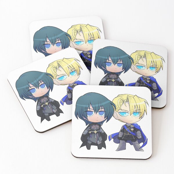 Item preview, Byleth (M!Byleth) and Dimitri - Fire Emblem Three Houses - Chibi Cuties designed and sold by kickgirl.