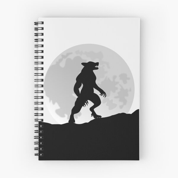 Item preview, Werewolf with Moon designed and sold by ragtagart.