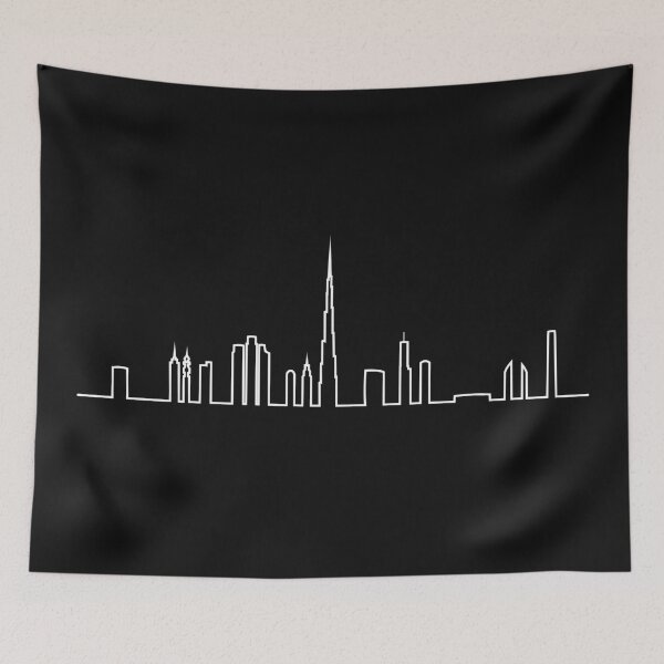 Item preview, Skyline - Dubai (White) designed and sold by ACoolDuck.